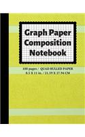 Graph Paper Composition Notebook