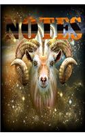 Notes: Capricorn Zodiac Notebook, Journal, Diary size 6x9