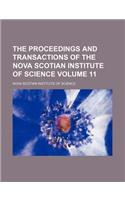 The Proceedings and Transactions of the Nova Scotian Institute of Science Volume 11: (English)