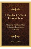 Handbook of Stock Exchange Laws