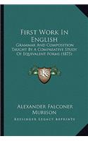 First Work in English