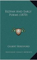 Rizpah and Early Poems (1870)