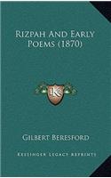 Rizpah and Early Poems (1870)