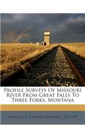 Profile Surveys of Missouri River from Great Falls to Three Forks, Montana