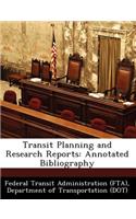 Transit Planning and Research Reports
