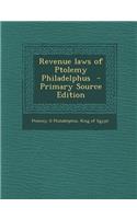 Revenue Laws of Ptolemy Philadelphus