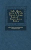 Dantis Eclogae