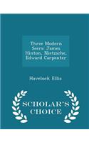 Three Modern Seers