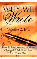 Why We Wrote
