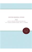Royster Memorial Studies