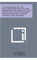 Compendium of the Faith and Doctrine of the Reorganized Church of Jesus Christ of Latter Day Saints for Its Ministry, Church Schools, and Members