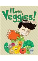 I Love Veggies! Coloring Pages