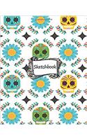 Sketchbook Day of the Dead Pattern
