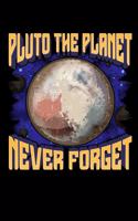 Pluto The Planet Never Forget: Pluto the Planet (1930-2006) Never Forget Planetary Science 2020 Pocket Sized Weekly Planner & Gratitude Journal (53 Pages, 5" x 8") - Blank Section