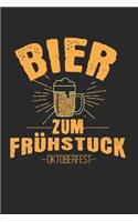 Oktoberfest bier voor het ontbijt: Kalender, weekplanner, agenda, dagboek, notitieboek, boek 105 pagina's in softcover. Een week op een dubbele pagina. Voor alle afspraken, notities e