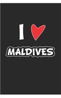Maldives: Monatsplaner, Termin-Kalender - Geschenk-Idee für Malediven Fans - A5 - 120 Seiten