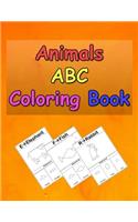 Animals ABC Coloring Book