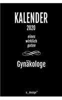 Kalender 2020 für Gynäkologen / Gynäkologe / Gynäkologin