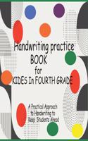 handwriting practice book for kides in fourth grade