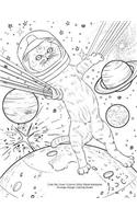 Color My Cover (Cosmic Kitty) Blank Notebook