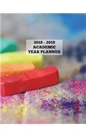 Soft Pastels 2018 - 2019 Academic Year Planner: 2018-2019 Planner (12 Months), Monthly Planner, Weekly Planner, Agenda Planner, Journal Planner, 8.5" X 11"