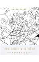 Royal Tunbridge Wells (Uk) Trip Journal: Lined Travel Journal/Diary/Notebook with Royal Tunbridge Wells (Uk) Map Cover Art
