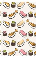 Japanese Sushi Writing Journal