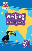 Writing Activity Book for Ages 3-4 (Preschool): (CGP Preschool Activity Books and Cards)