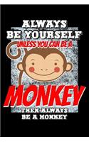 Always Be Yourself Unless You Can Be a Monkey Then Always Be a Monkey