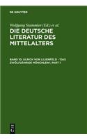 Ulrich Von Lilienfeld - 'Das Zwolfjahrige Monchlein'