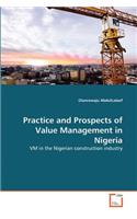 Practice and Prospects of Value Management in Nigeria