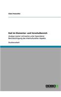 DaZ im Elementar- und Vorschulbereich