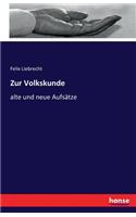 Zur Volkskunde