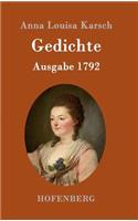Gedichte (Ausgabe 1792)