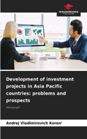 Development of investment projects in Asia Pacific countries