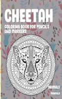 Mandala Coloring Book for Pencils and Markers - Animals - Cheetah