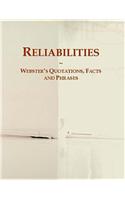 Reliabilities