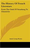 History of French Literature