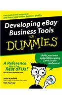 Developing eBay Business Tools For Dummies