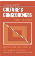 Culture&#8242;s Consequences: International Differences in Work-Related Values