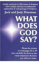 What Does God Say?
