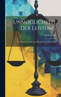 Unmöglichkeit Der Leistung