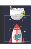 Primary Composition Book Grades K-2 Story Paper Journal 8x10 55 Sheets/110 Pages