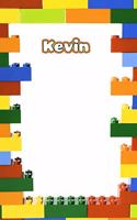 Kevin: Building Brick Blank Comic Book Notebook Journal Book 120 Pages 6x9