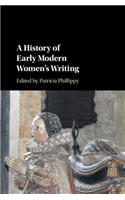 History of Early Modern Women's Writing