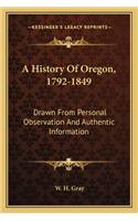 History Of Oregon, 1792-1849