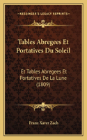 Tables Abregees Et Portatives Du Soleil