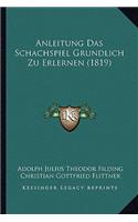 Anleitung Das Schachspiel Grundlich Zu Erlernen (1819)