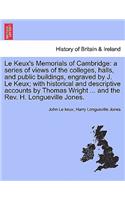 Le Keux's Memorials of Cambridge
