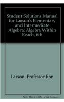 Elementary and Intermediate Algebra Student Solutions Manual